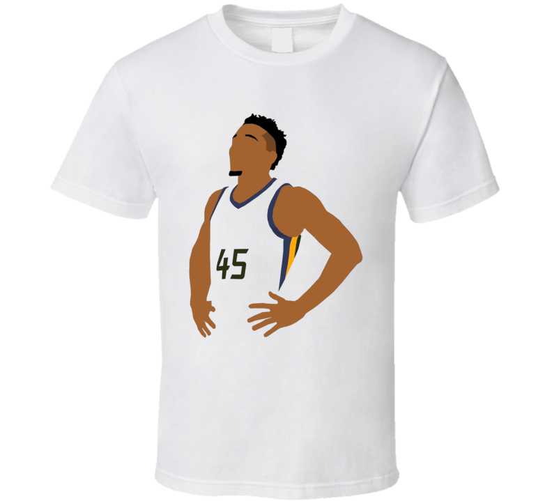 Donovan Mitchell Silhouette Utah Basketball T Shirt