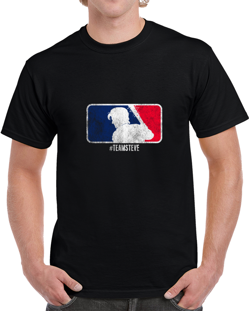 Stranger Things Team Steve Major League Distressed Tv Show T Shirt