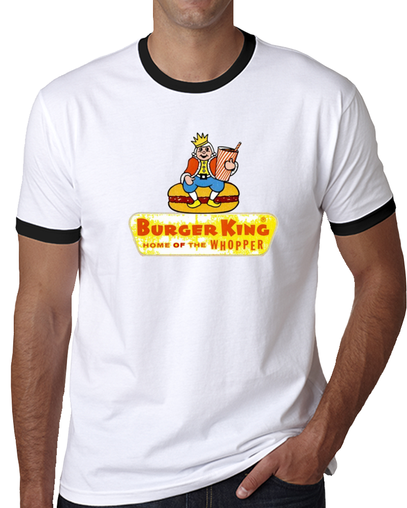 Burger King 1957 Whopper Fast Food Chain Retro Vintage T Shirt
