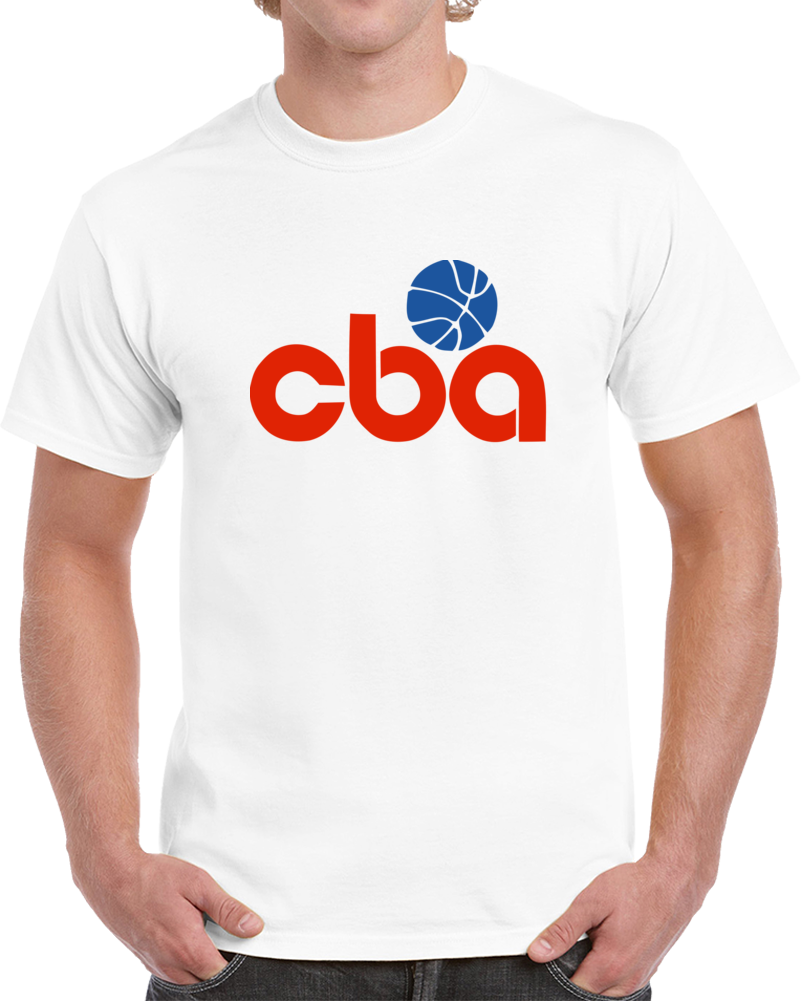 Continental Basketball Association Cba Retro Vintage Logo T Shirt