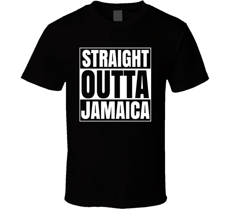 Straight Outta Jamaica Hip Hop Rap Cool T Shirt