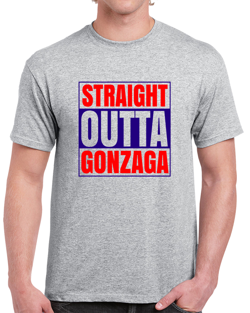 Straight Outta Gonzaga March Madness University Compton Basketball T Shirt