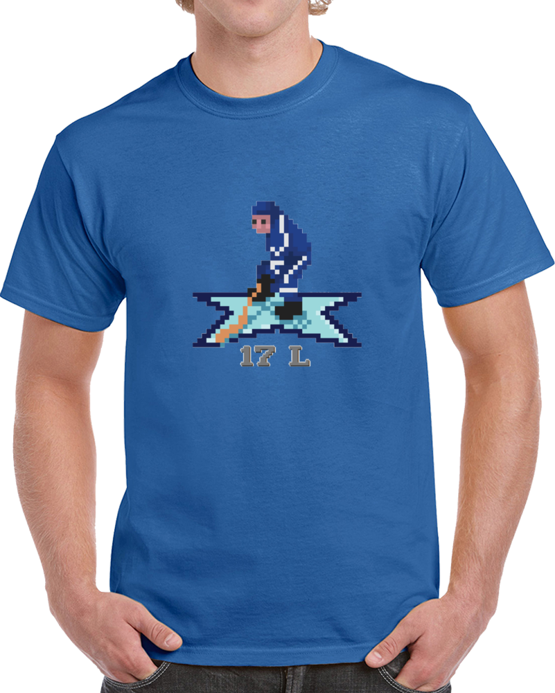16-bit Wndel Clark Toronto Ice Hockey Player Video Game T Shirt