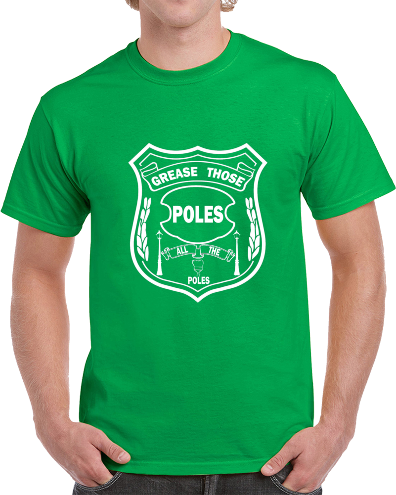 Philadelphia Superbowl Champions Police Grease Those Poles Football T Shirt