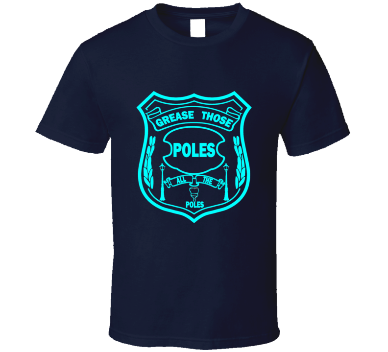 March Madness Villanova Grease Those Poles Police College Basketball T Shirt