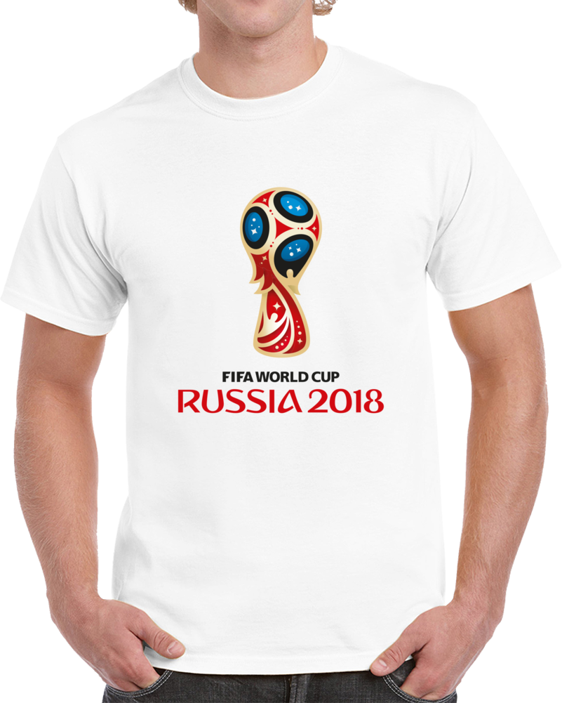 Fifa World Cup Russia 2018 Logo Soccer Football T Shirt