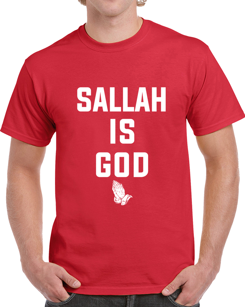 Mohammed Sallah Is God Liverpool Soccer Star T Shirt
