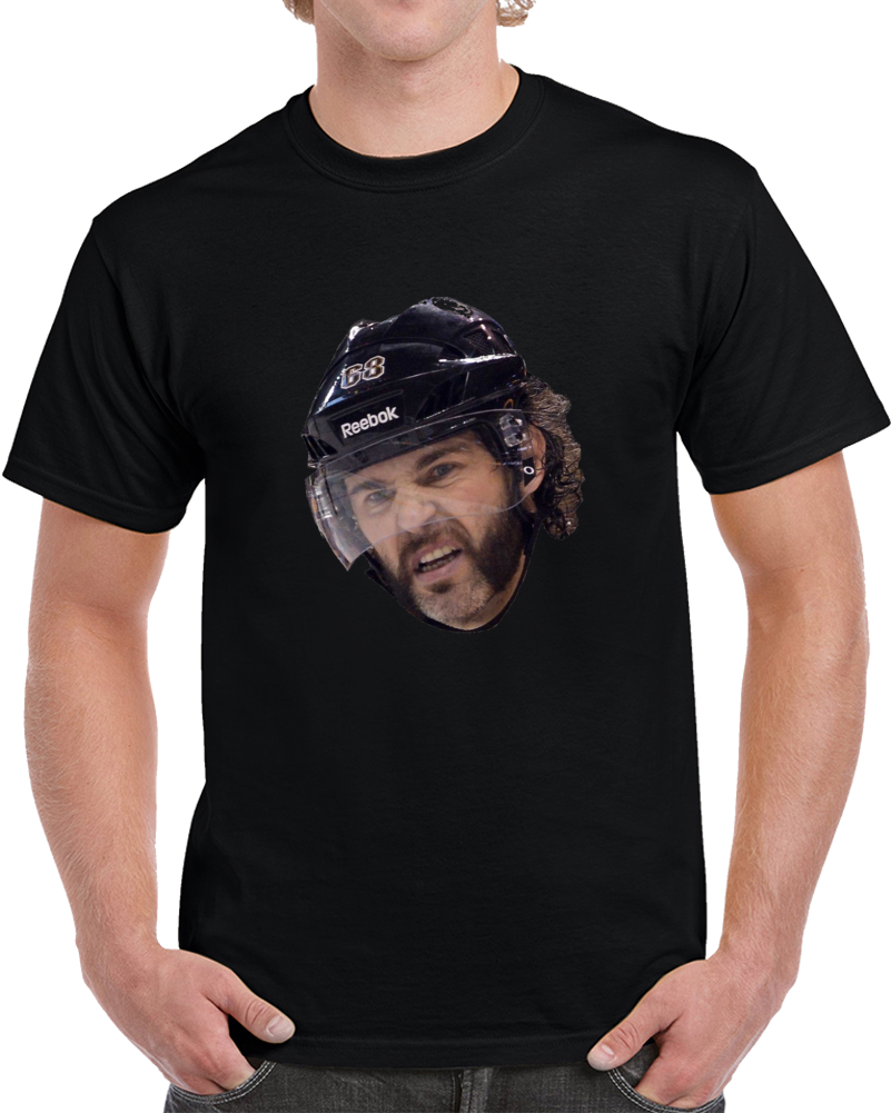 Jaromir Jagr Big Head Mullet Hockey T Shirt