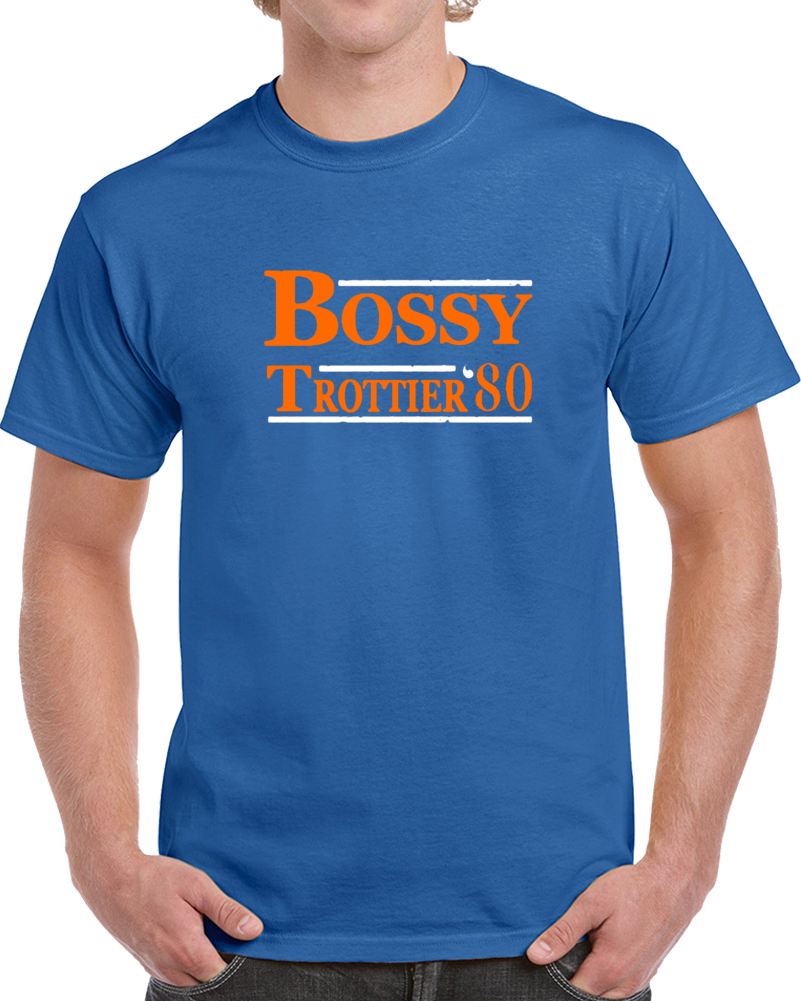 Mike Bossy Bryan Trottier New York Island 1980 Hockey Team T Shirt