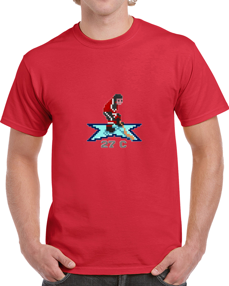 Chicago Hockey Jeremy Roenick 16-bit Video Game T Shirt