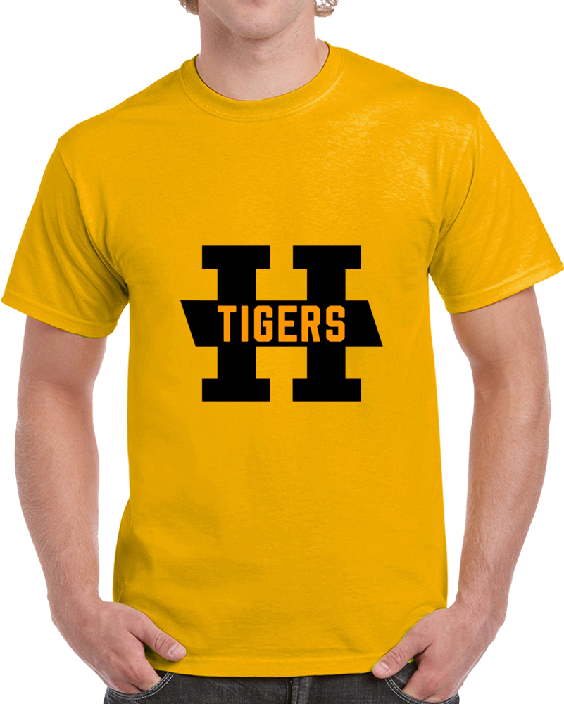 Hamilton Tigers Gold Defunct Hockey Team Retro Vintage T Shirt