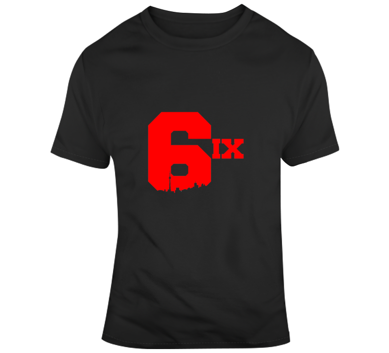 Toronto Basketball Downtown Skyline The Six 6 T Shirt