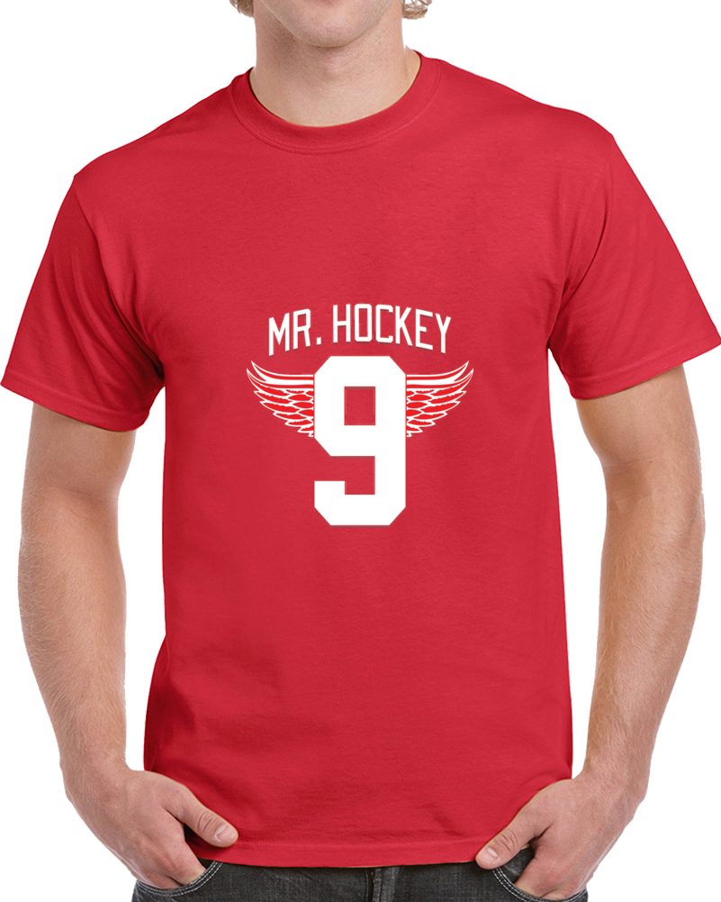 Gordie Howe Mr. Hockey Detroit Legend Heaven Tribute T Shirt