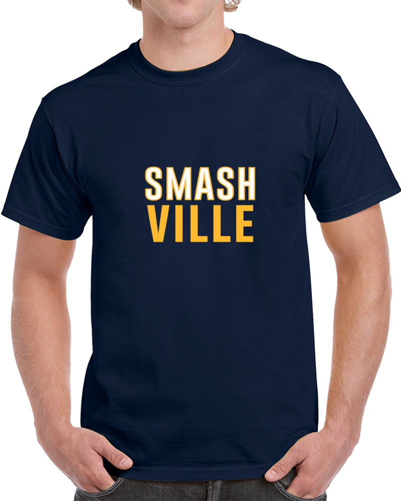 Nashville Smashville Tennessee Hockey Supporter Fan Playoff T Shirt