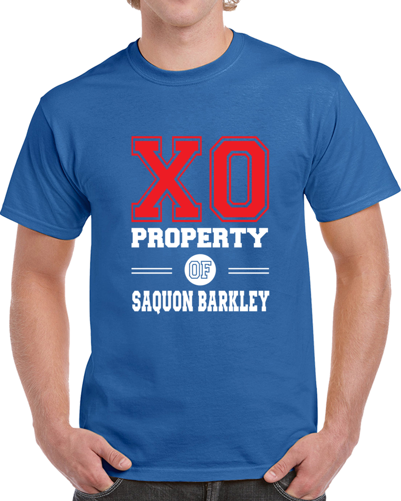 Property Of Saquon Barkley New York Running Back Draft Prospect Footbal T Shirt