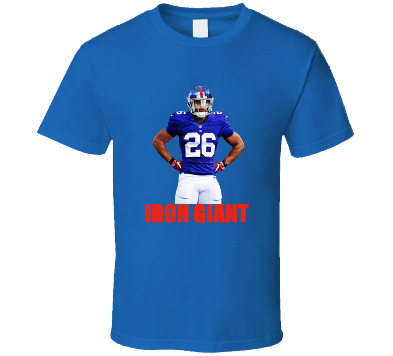Saquon Barkley Running Back Heisman Penn State New York Football Royal Blue T Shirt