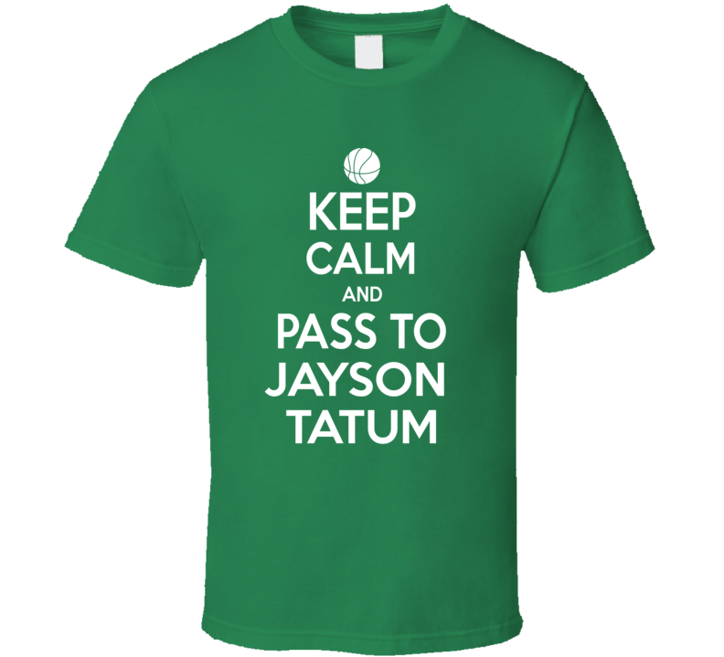 Jayson Tatum Keep Calm Boston Basketball Fan Supporter T Shirt
