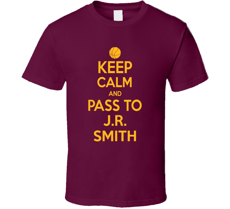 Keep Calm J.r. Smith Cleveland Basketball Ream Fan Supporter T Shirt