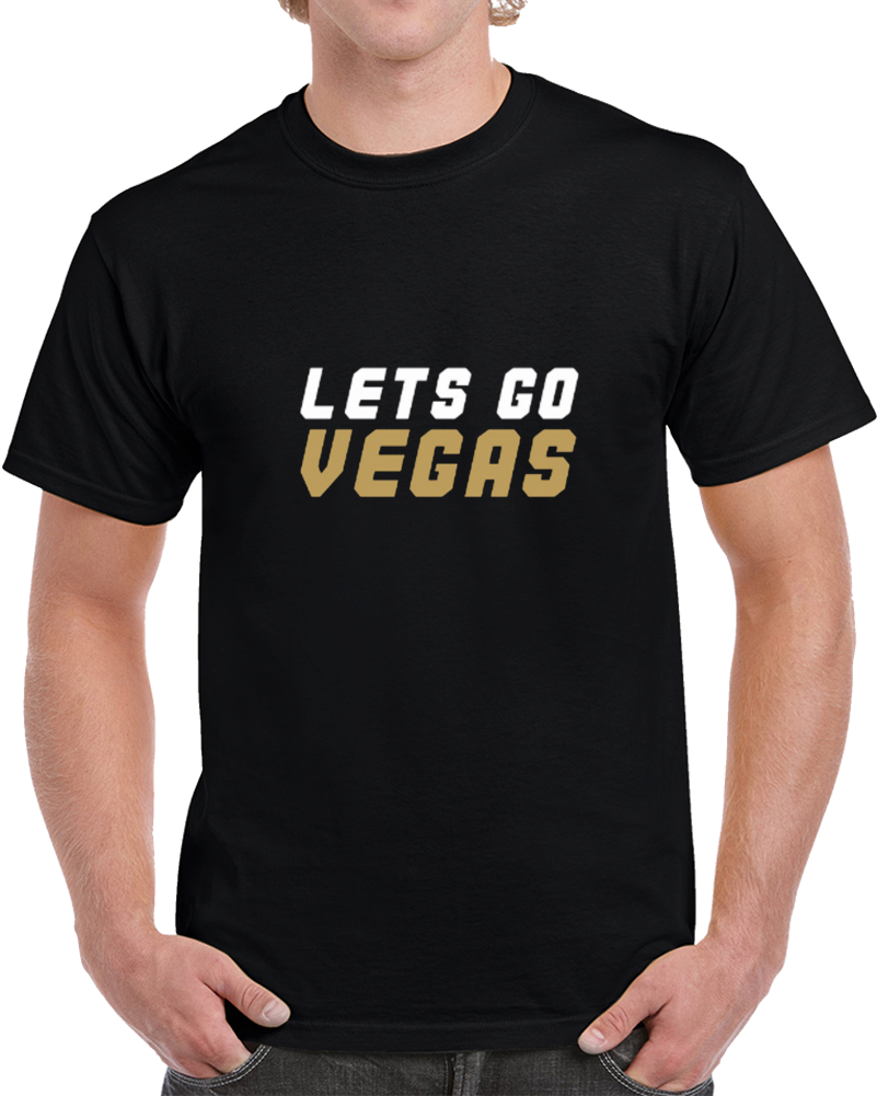 Lets Go Vegas Hockey Team Playoffs Fan Supporter T Shirt