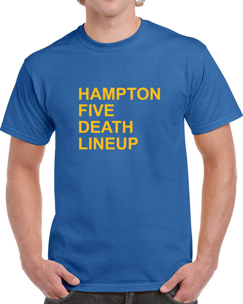 Hampton Five Death Lineup Golden State California Basketball Playoff T Shirt