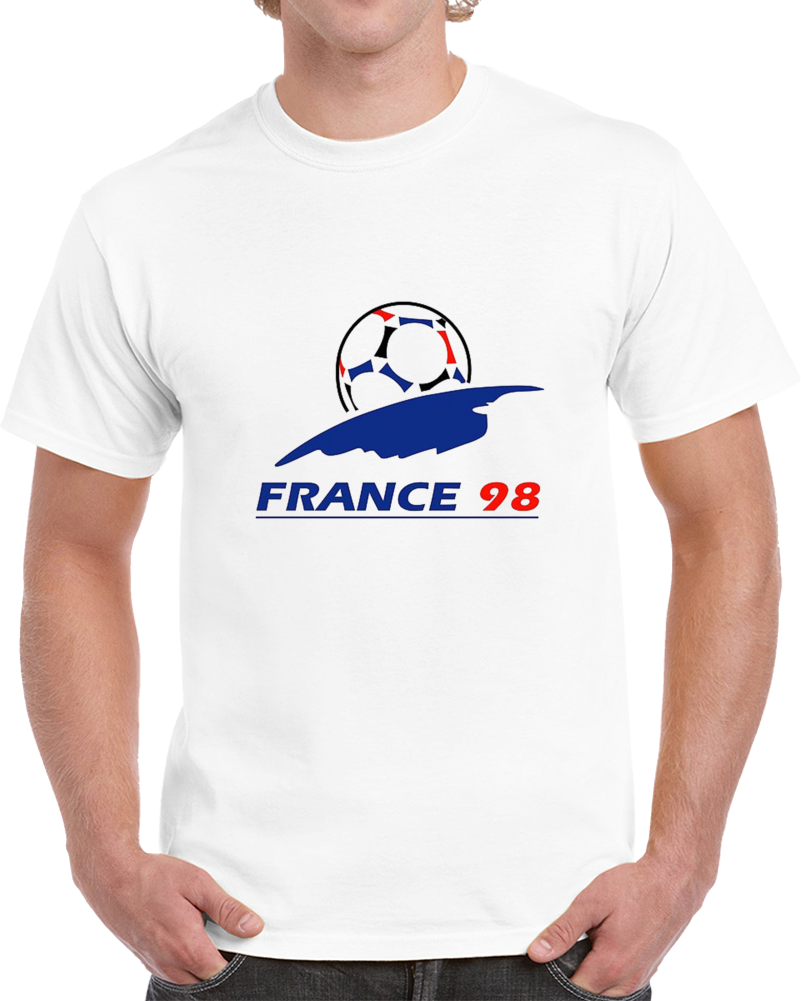 France World Cup 1998 Football Soccer Tournament T Shirt