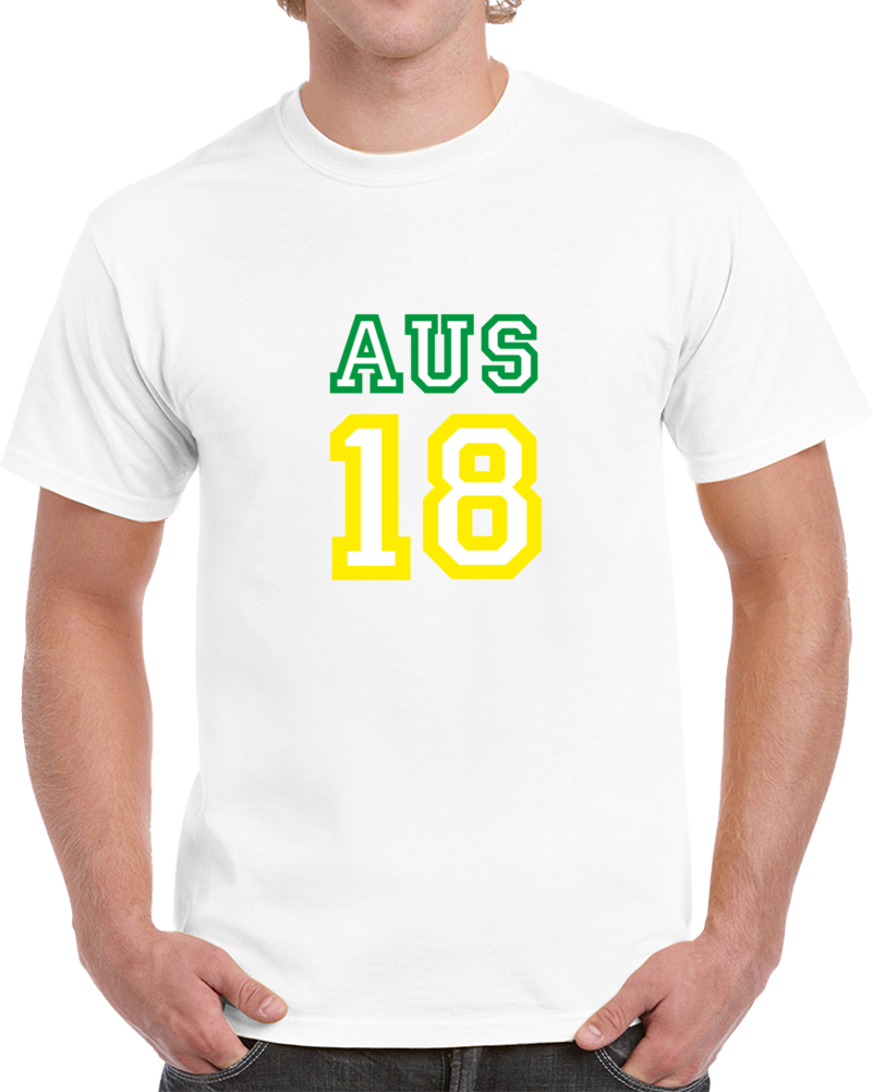 Australia 2018 World Cup Soccer 18 Fan Supporter T Shirt