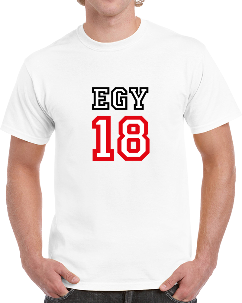 Egypt 2018 World Cup Fan Supporter 18 Soccer T Shirt