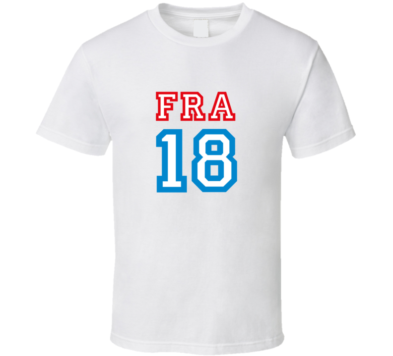 France 2018 World Cup Russia Fan Supporter 18 Ssoccer T Shirt