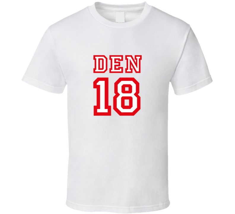 Denmark 2018 World Cup Russia Danish Soccer Tournament 18 Fan Supporter T Shirt