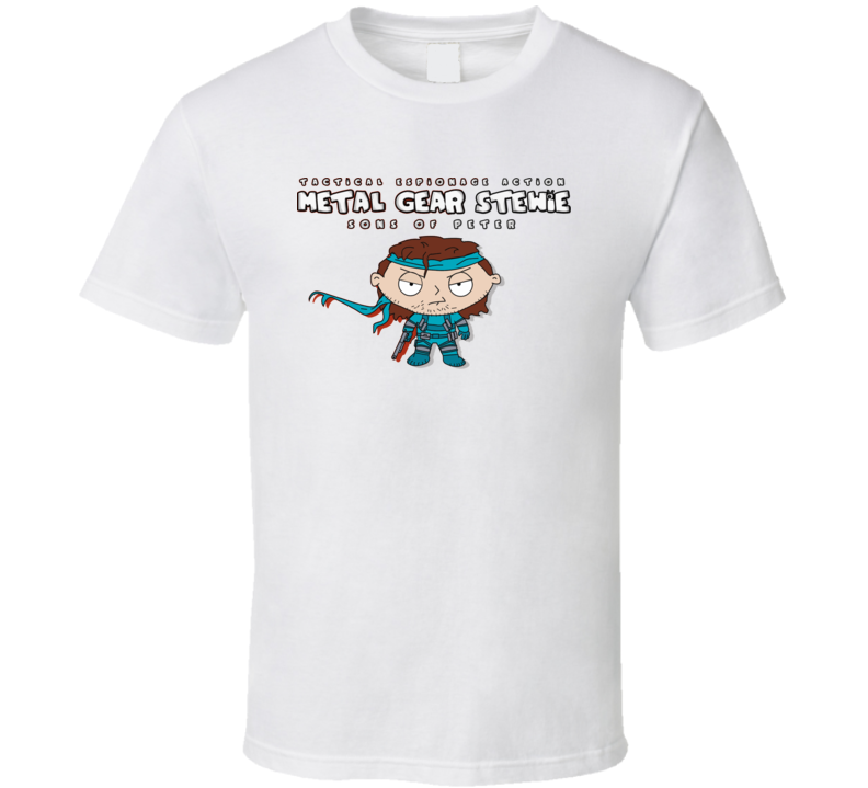 Metal Gear Solid Family Guy Parody Funny Stewie T Shirt
