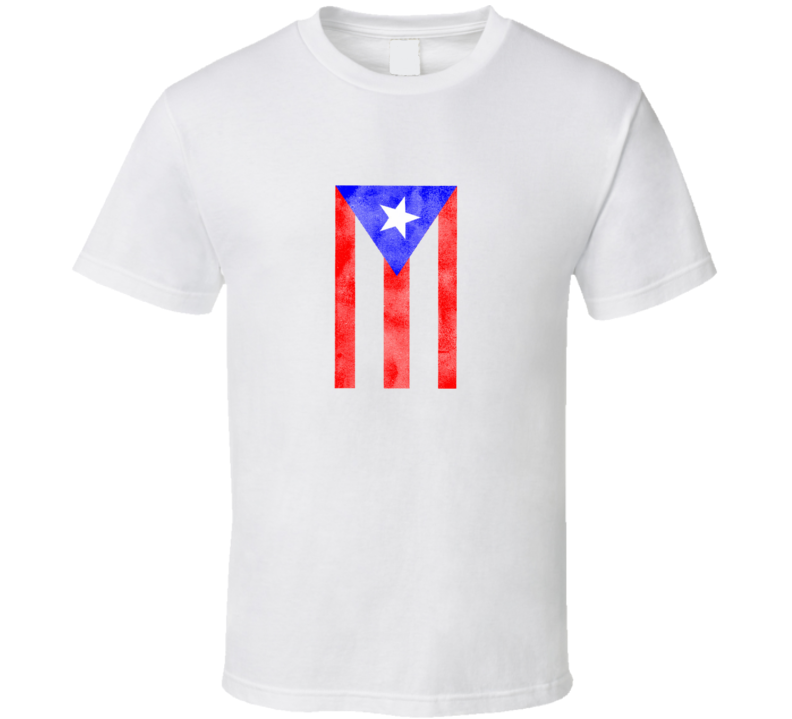 Puerto Rico Distressed Flag Country T Shirt