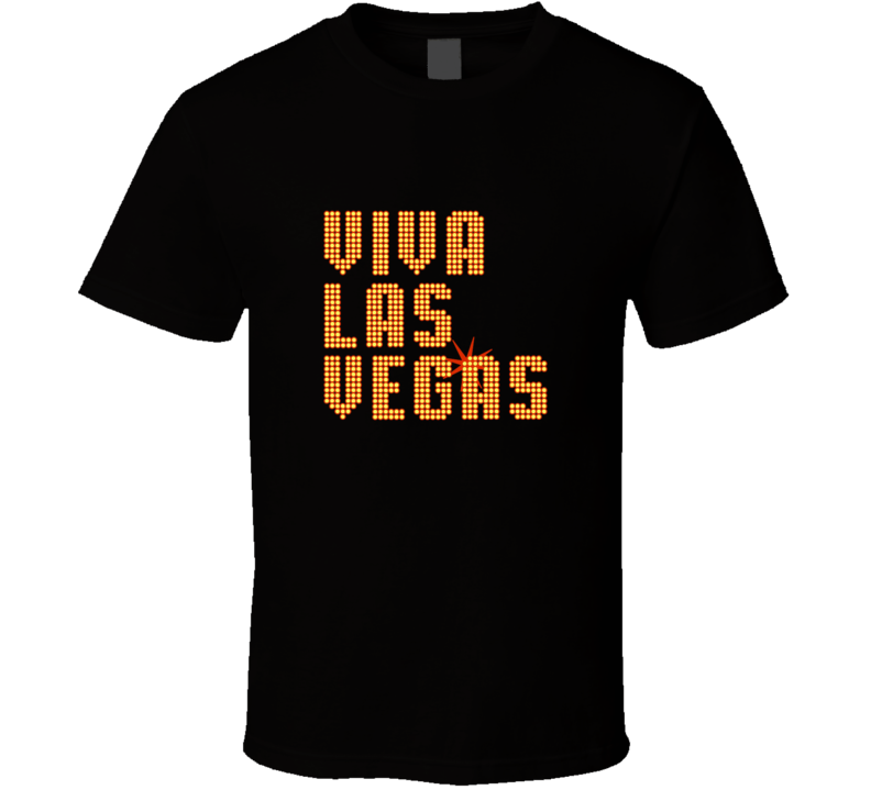 Viva Las Vegas Old Vegas Retro Vintage Lights Nevada T Shirt