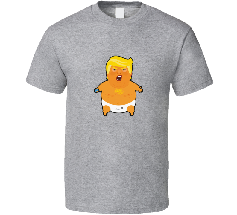 Donald Trump Baby Blimp London Protest Funny Presdiential T Shirt