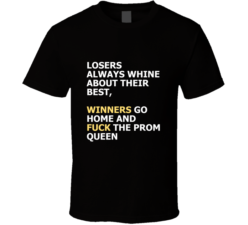 The Rock Sean Connery Winners And Losers Funny Movie Quote T Shirt
