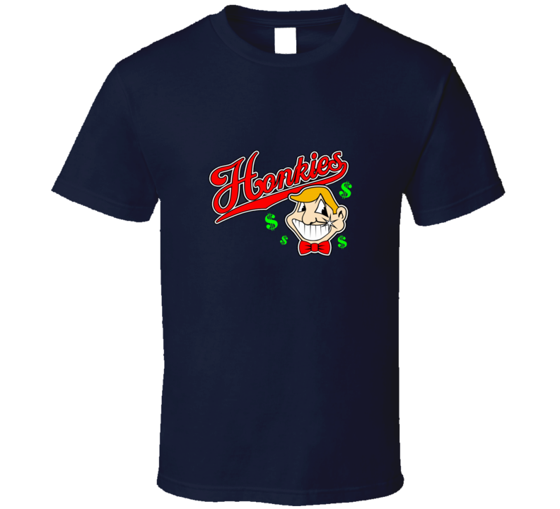 Cleveland Honkies Hybrid Spoof Funny Baseball Indians Mock T Shirt