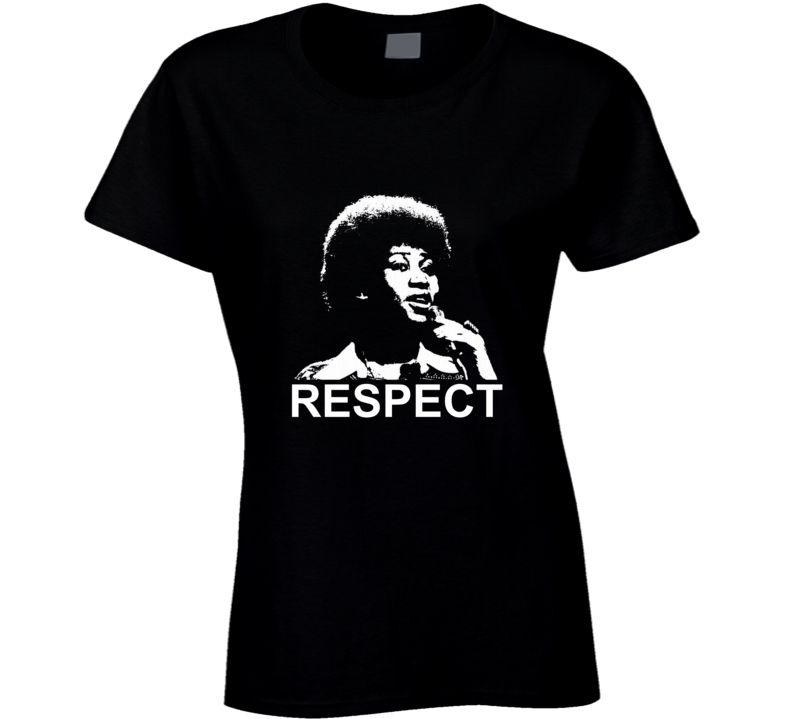 Aretha Franklin Respect Music Singer Tribute T Shirt