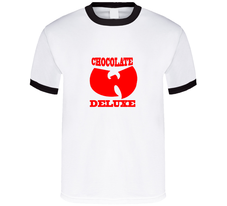 Chocolate Deluxe Wutang Logo Rap Hip Hop T Shirt