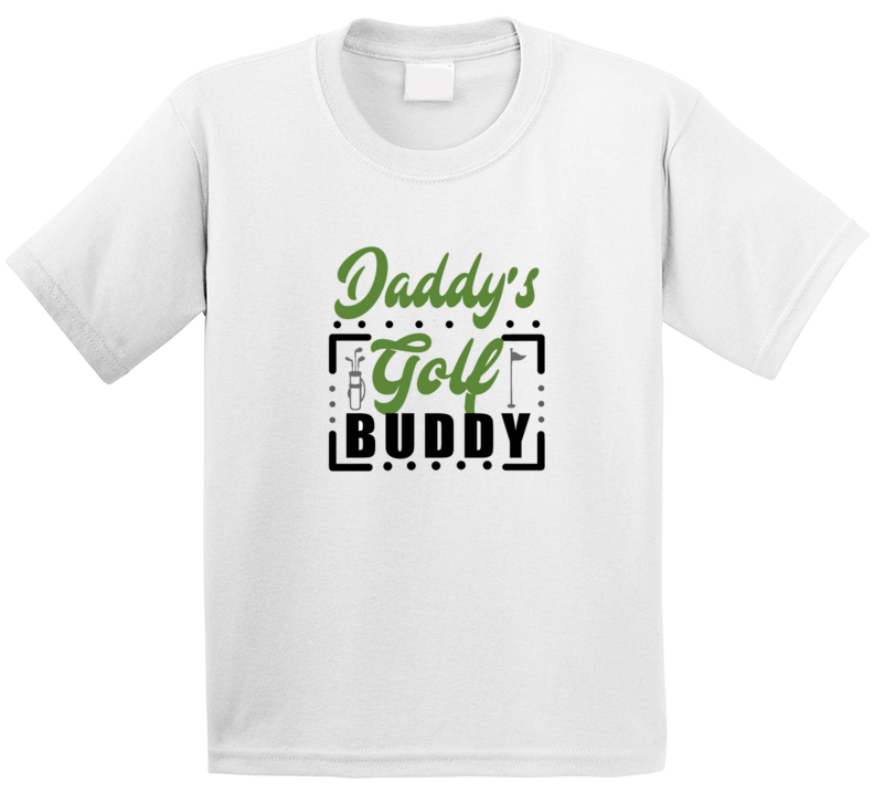 Daddy's Golf Buddy Kids Children's Golfer T Shirt