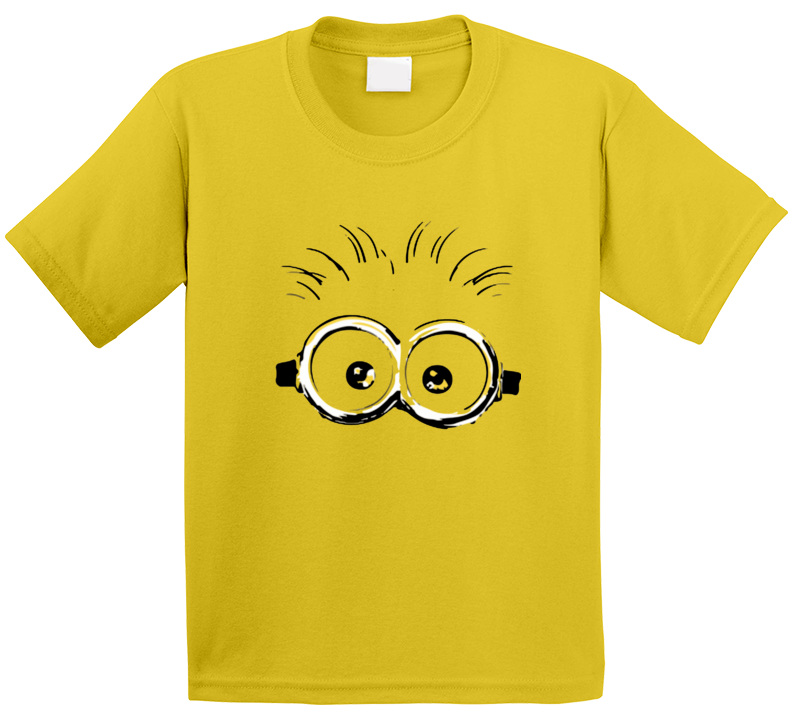 Minion Eyes Halloween Movie Kids Costume T Shirt