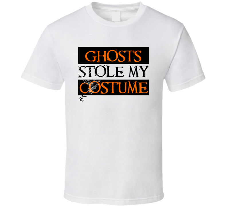 Ghosts Stole My Costume Halloween Funny Costume T Shirt