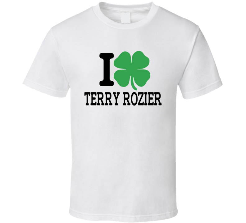 I Love Terry Rozier Shamrock Boston Basketball T Shirt