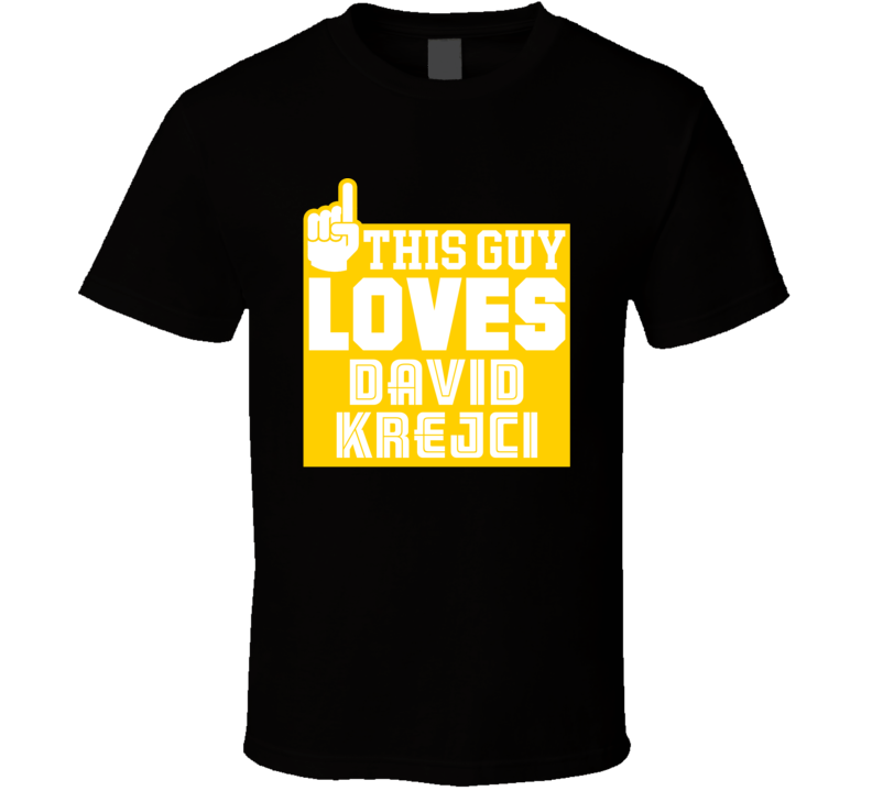 This Guy Loves David Krejci Boston Hockey Player T Shirt