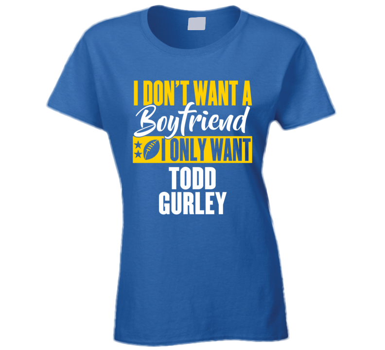 Todd gurley royal blue cheap jersey