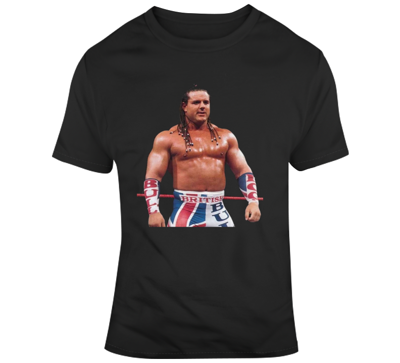 The British Bulldog Davey Boy Smith Retro Wrestling T Shirt