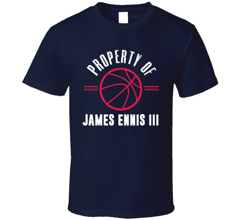 Property Of James Ennis Philadelphia Basketball T Shirt