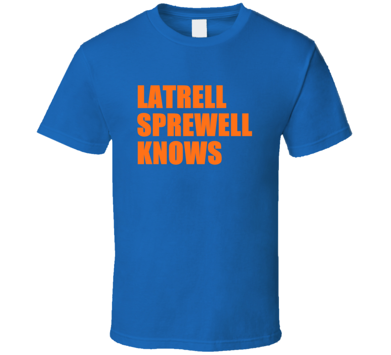 Latrell Sprewell Knows New York Basketball T Shirt