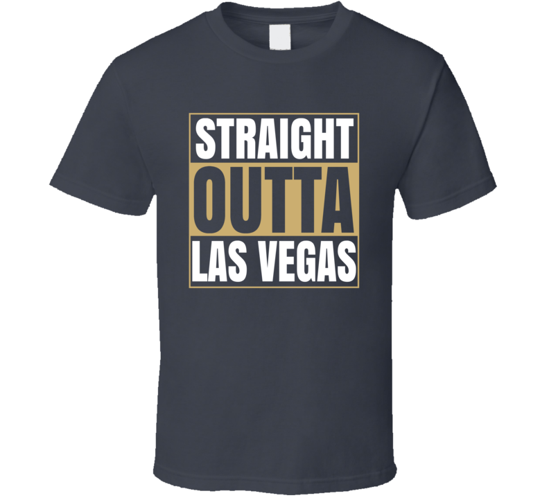 Straight Outta Las Vegas Hockey Fan T Shirt
