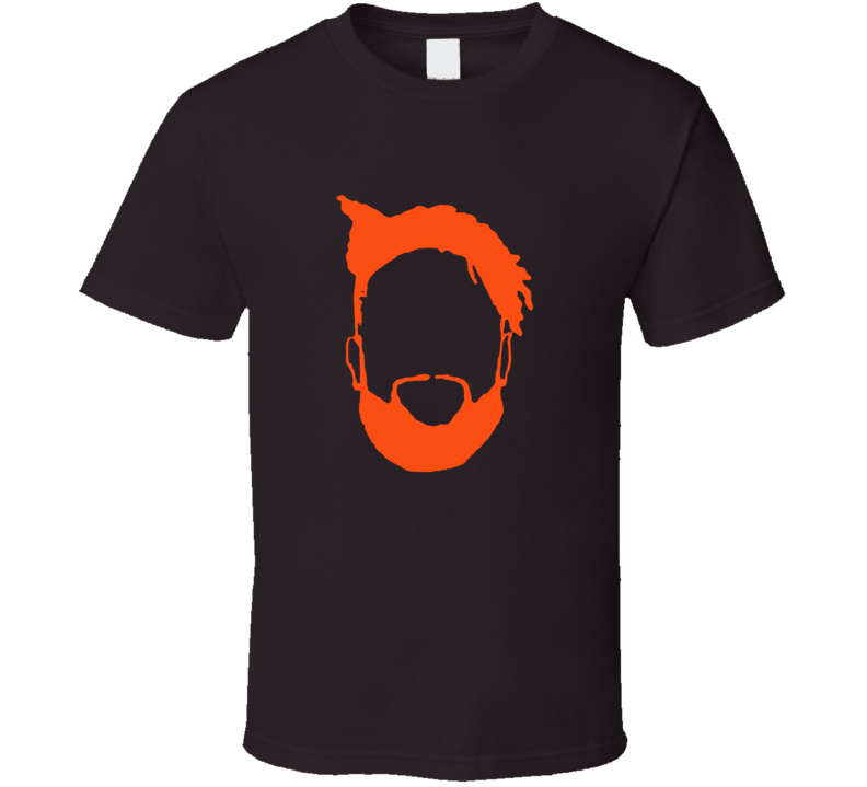 Odell Beckham Jr Obj Silhouette Big Head Cleveland Football T Shirt