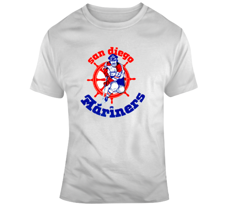 San Diego Marinners Defunct Wha Retro Hockey T Shirt