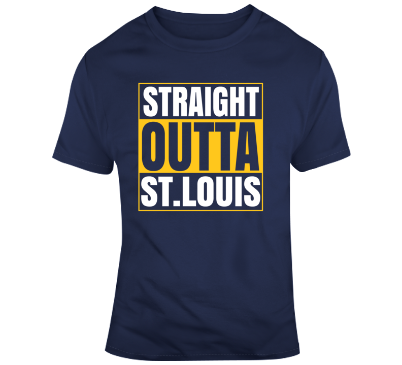 Straight Outta St,louis Hockey Playoffs Champions T Shirt
